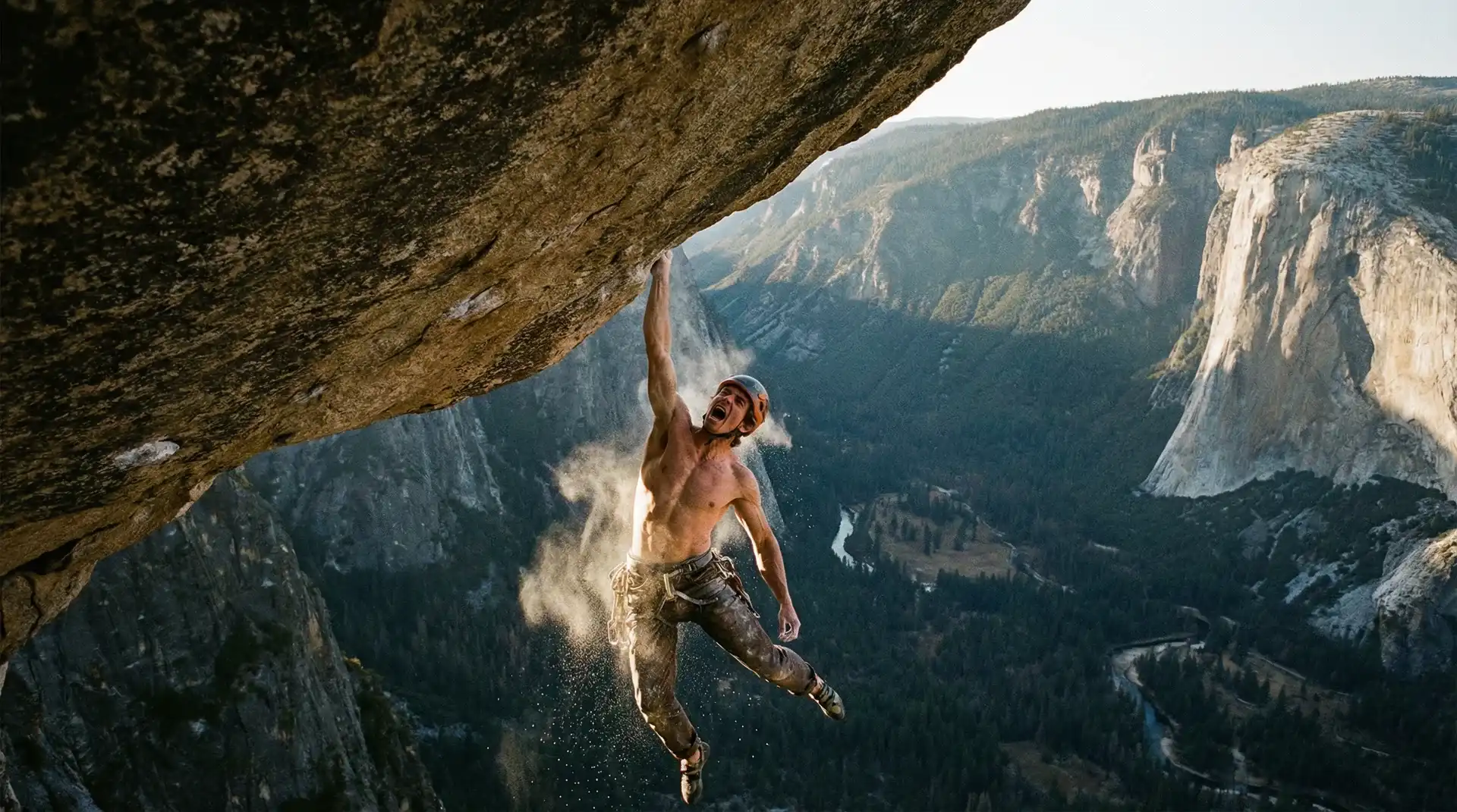 徒手攀岩悬崖峭壁 - 狠狠撸 极限记录